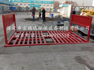 宏瑞达HRD—100T洗轮机—中建八局—天津地铁4号线南段项目案例