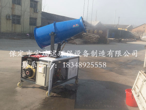 宏瑞达HRD—30M柴油发电雾炮机—安新县北边吴工艺品厂案例